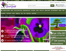 Tablet Screenshot of growyoursecretgarden.com